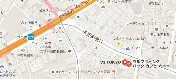 v2 tokyo(東京）地図