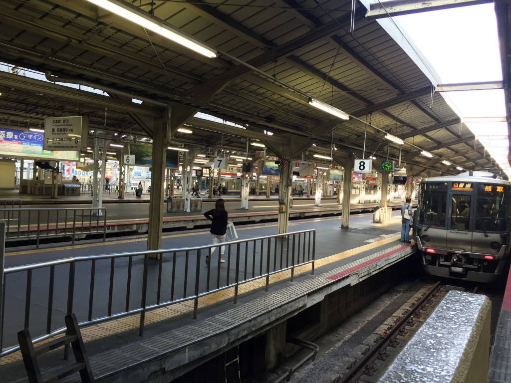 大阪の天王寺駅